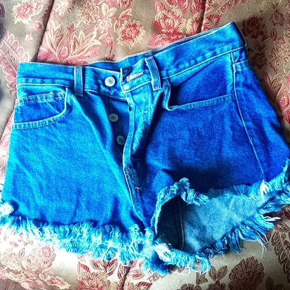 Forever 21 blue denim shorts - Picture 1 of 1